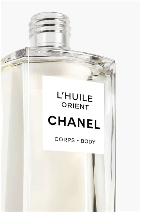 chanel l'huile orient|L'HUILE ORIENT Body .